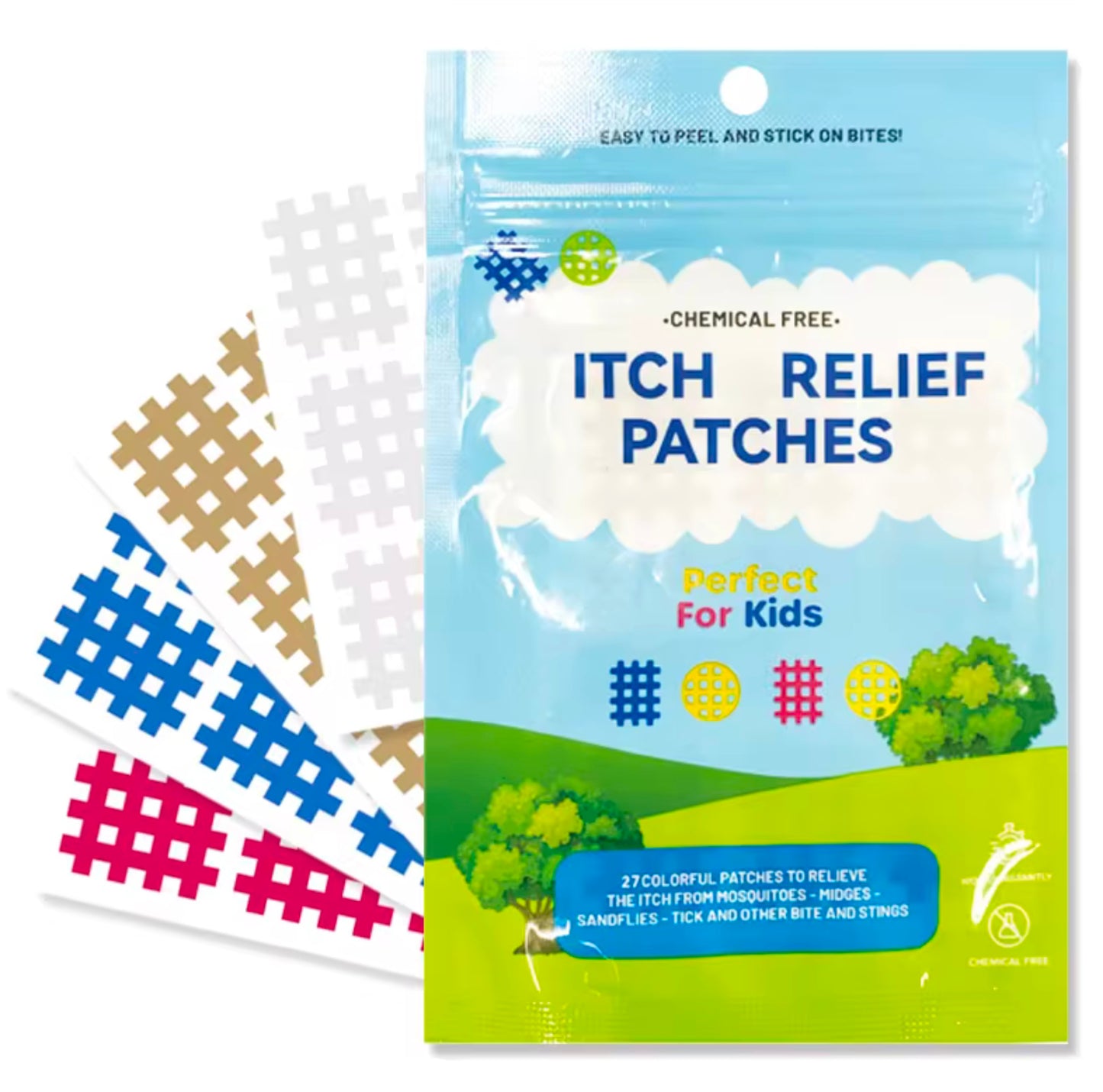 ITCH RELIEF PATCHES - CHEMICAL FREE