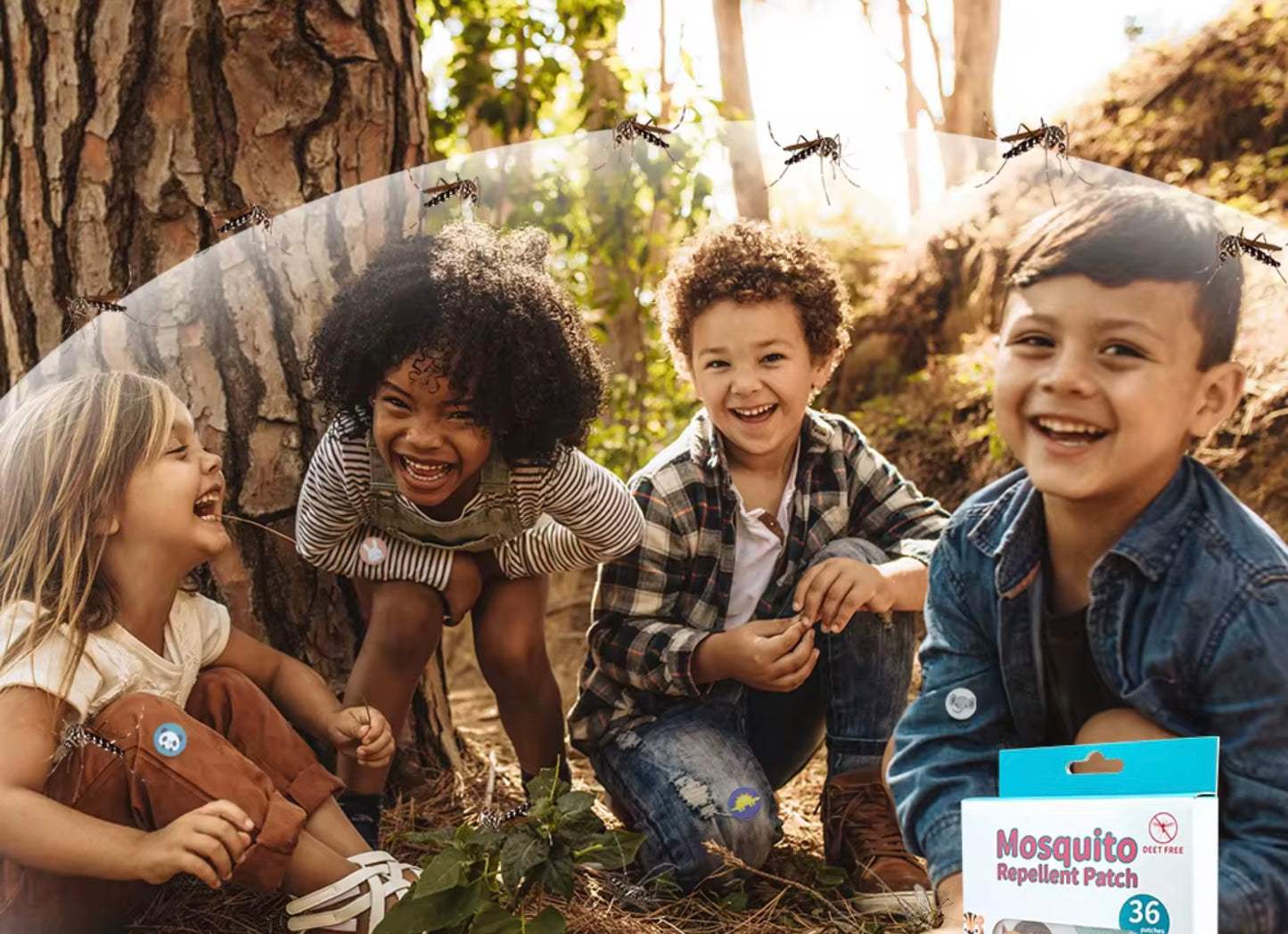 CHILDRENS MOSQUITO REPELLENT PATCHES