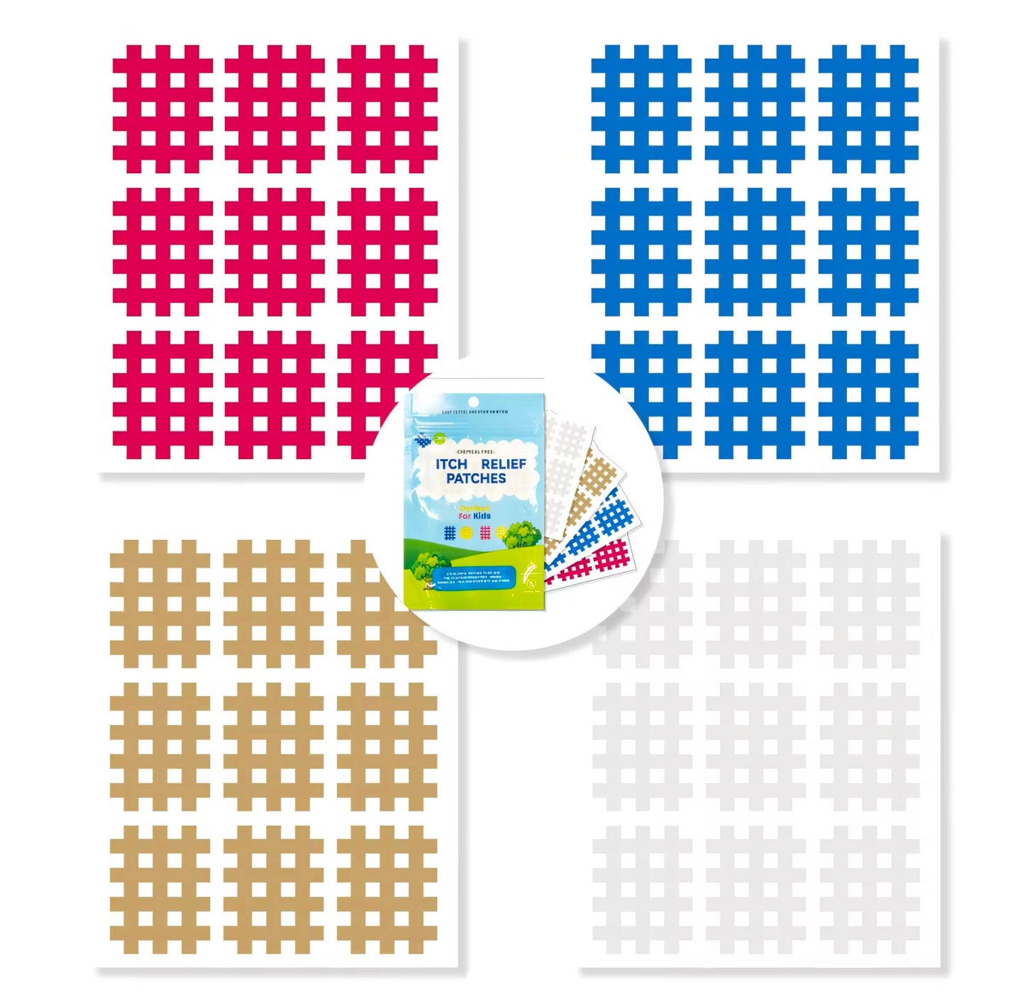 ITCH RELIEF PATCHES - CHEMICAL FREE