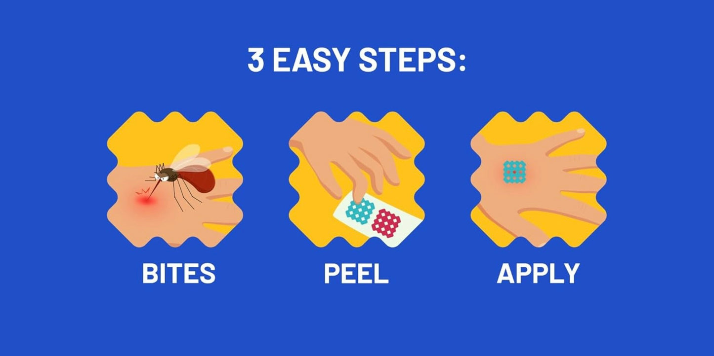 ITCH RELIEF PATCHES - CHEMICAL FREE